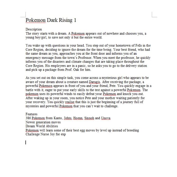 Pokemon Dark Rising 1, 2, Order Destroyed GBA ROM Hack Video Game - Picture 3 of 13